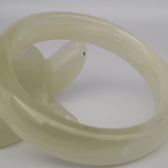 Original Onyx Natural Marble Bracelet/Bangles - Elegant Stone Jewelry for Women - Picture 4 of 7